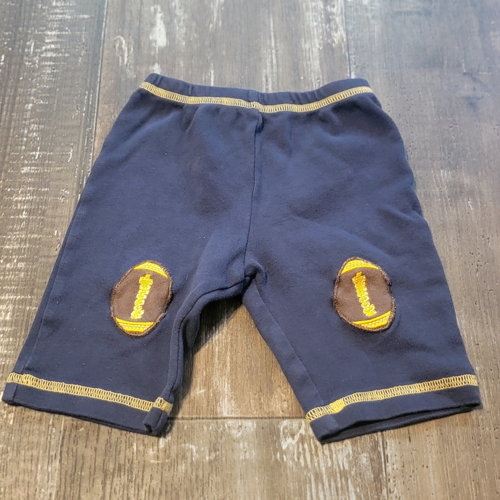 Starting Out Navy Blue Football Patch Kids Bottoms